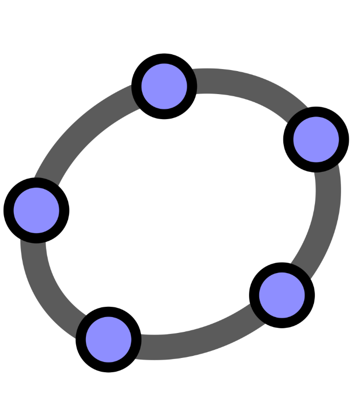 Le logo de Geogebra